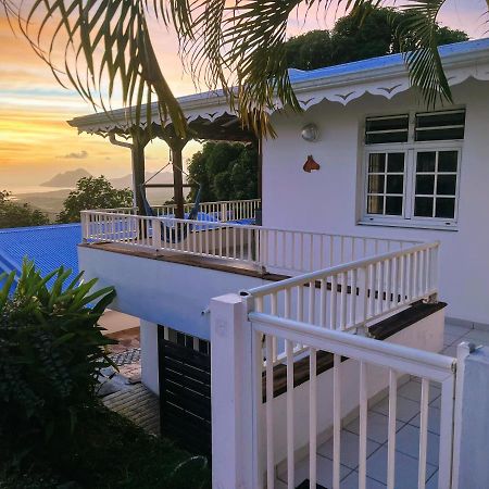 Villa Iguana, Duplex Paisible, Vue Magnifique Mer Et Rocher Du Diamant, Piscine サント・リュス エクステリア 写真