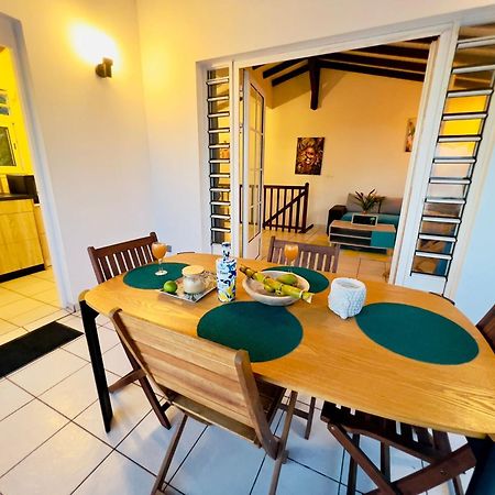 Villa Iguana, Duplex Paisible, Vue Magnifique Mer Et Rocher Du Diamant, Piscine サント・リュス エクステリア 写真