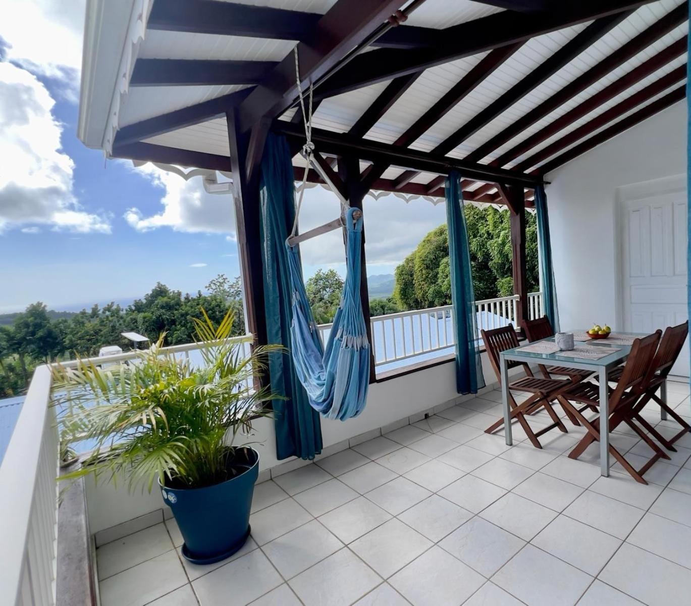 Villa Iguana, Duplex Paisible, Vue Magnifique Mer Et Rocher Du Diamant, Piscine サント・リュス エクステリア 写真