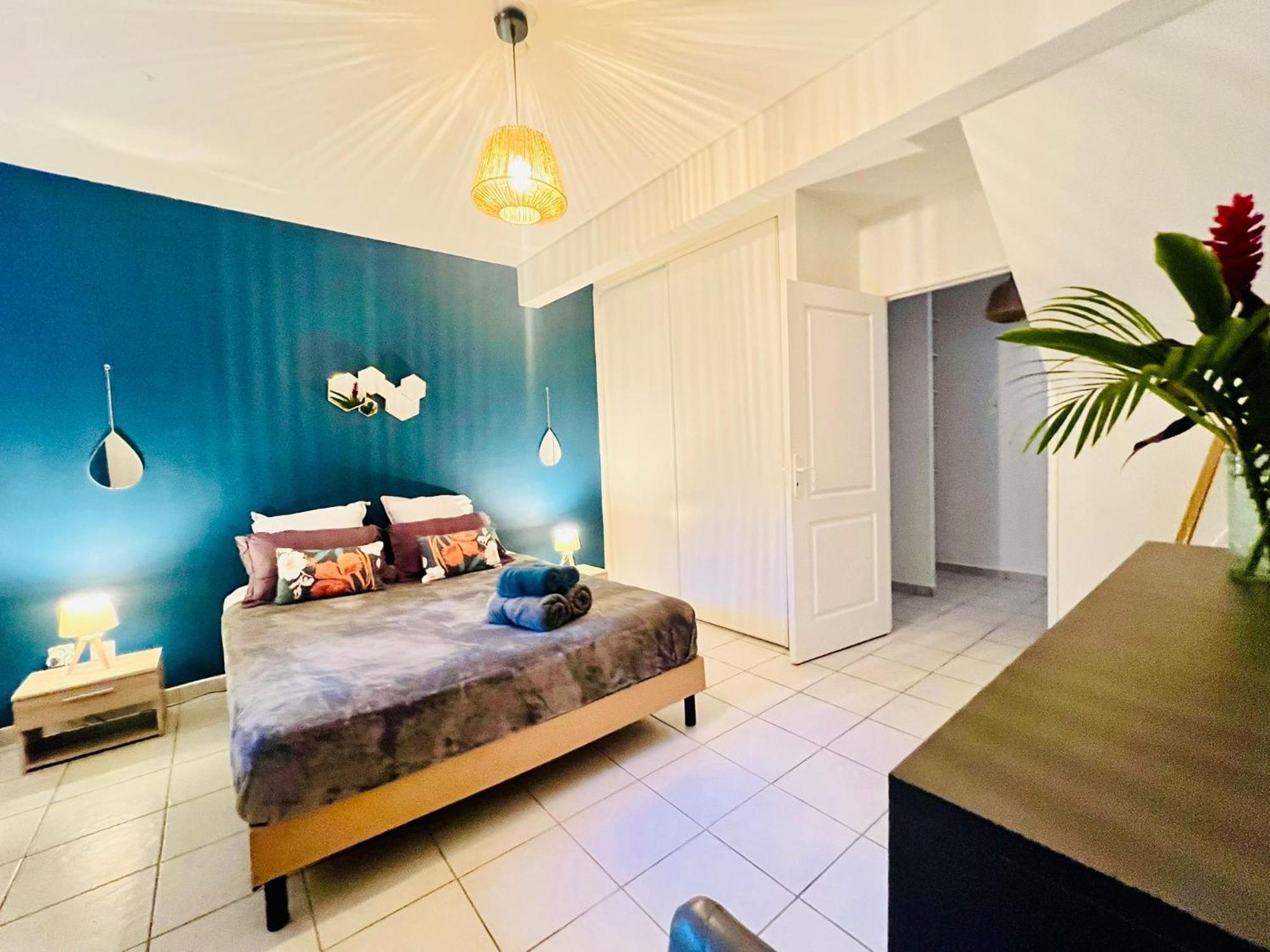 Villa Iguana, Duplex Paisible, Vue Magnifique Mer Et Rocher Du Diamant, Piscine サント・リュス エクステリア 写真